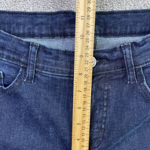 Kuhl Jeans Women’s 10 Short Blue Straight Mid-Rise Dark Denim Outdoor - Picture 12 of 15